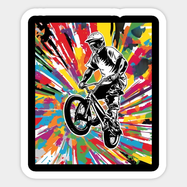 BMX Racer Sticker by animegirlnft